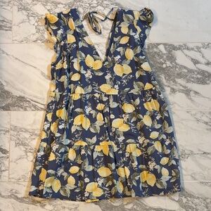 Abercrombie Lemon Print Dress
